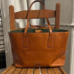 Dooney & Bourke Tan Leather Shoulder Bag